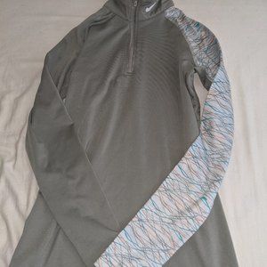Nike Pro Combat Dri Fit 1/4 Zip Pullover